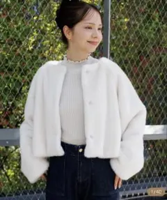 Flower フラワー　compact fur coat～コンパクトファーコート