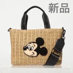 WCJ × Disney ミッキー かごバッグ ショルダー　新品　若槻千夏のサムネイル