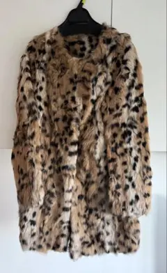 MURUA ★ レオパード柄ラビットファーコート