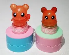 とっとこハム太郎 ライトスタンプ 2個セット マフラーちゃん ちびまるちゃん