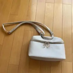 groveホワイト ショルダーバッグ 合成皮革