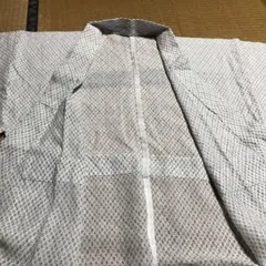 木綿　白絣　着物。