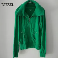 DIESEL ディーゼル ジップアップスウェット ハイネック サイズXS