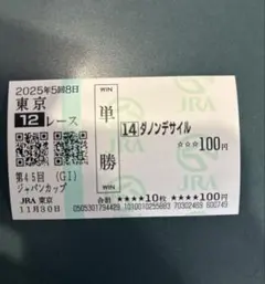 2025年最新】ダノンデサイル 馬券の人気アイテム - メルカリ