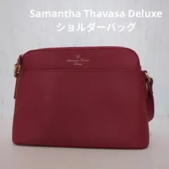 美品　Samantha Thavasa Deluxe ショルダー レッドのサムネイル