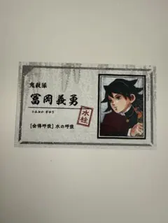 鬼滅の刃 名刺カードコレクション1弾 冨岡義勇
