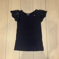 ANNA SUI mini トップス 130cm ネイビー レースのサムネイル