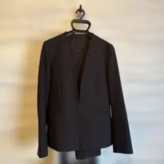 美品】CURRENTAGE ノーカラージャケット ブラック サイズ1 - メルカリ
