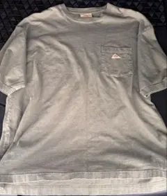 KELTY ポケット付き Tシャツ カーキ