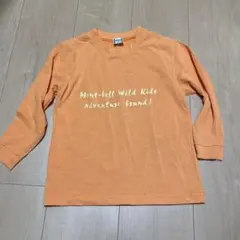 モンベル 長袖カットソー 100cm オレンジ