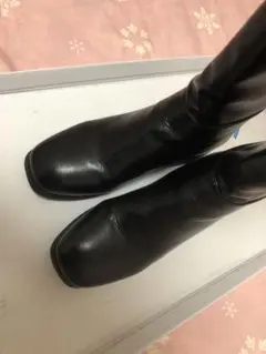 GRL グレイル スクエアトゥミドル丈ブーツ[gd1165] 22.5cm