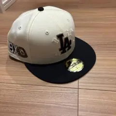 激レア【ニューエラ×ブレーブス】30周年 記念 パッチ キャップ 白オフ
