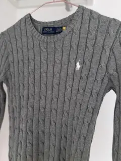 Polo Ralph Lauren グレー ケーブルニット