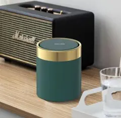 卓上ゴミ箱　蓋付き　ミニ　小さい　コンパクト　グリーン　お洒落　1.5Lのサムネイル
