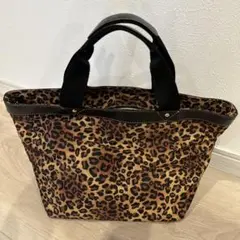 ヒョウ柄 トートバッグ ボストンバッグ おまけ付き サングラス べっ甲 