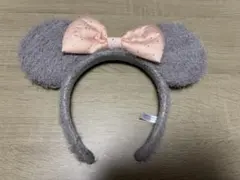 ミニー　カチューシャ　グレー