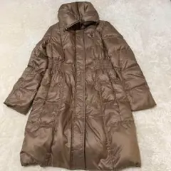 美品✨自由区　ダウンコート　Aライン　ダウン90%のサムネイル