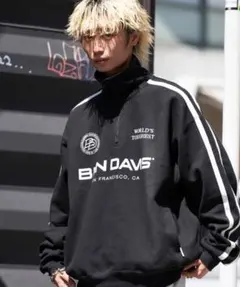 BEN DAVIS/GAME SWEAT/ハーフジップスウェット