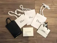 値下げ❗️ショップ袋 ディオール、CHANEL、バレンシアガ