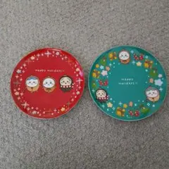 ちいかわ クリスマスデザインプレート2枚セット