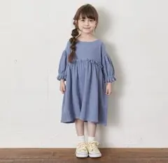 ビールーム　ワンピース 110 ブルーグレー