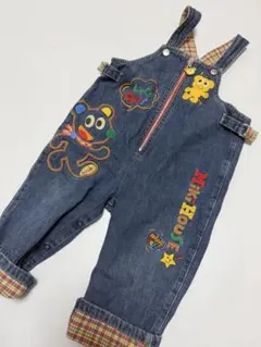 う*み様 ミキハウスmikihouseデニムオーバーオール