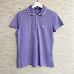 POLO GOLF Ralph Lauren M 紫 ポロシャツ レディース