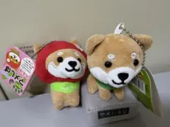 旅するマメしば ぬいぐるみ マスコット 2種セット