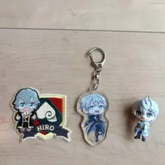 カラフルピーチ　ヒロ　アクリルキーホルダー、ワッペン、ガチャセット