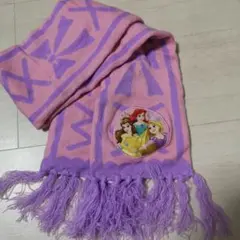 ディズニープリンセス　マフラー三点セット