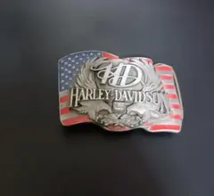 USAビンテージ HARLEY ハーレーダビッドソン バックル バイカーのサムネイル