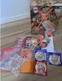 正規品　鬼滅の刃 煉獄杏寿郎　ufotable アクリルスタンド・缶バッジ　梅雨