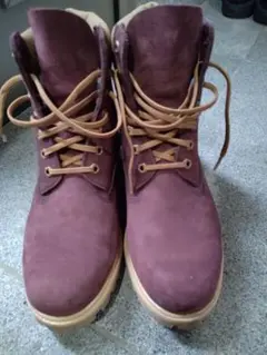 Timberland バーガンディ ワークブーツ⭐サイズ合わなかった為♥激安