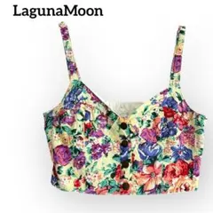 ラグナムーン フラワー 花柄ビスチェキャミトップス M 春夏 派手柄 レイヤードのサムネイル