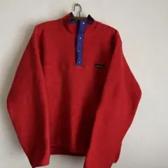 【80s古着】patagonia パタゴニア シンチラスナップt L USA製
