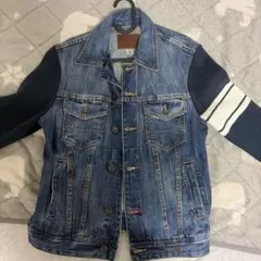 GUESS デニムジャケット 切替 ニット袖のサムネイル