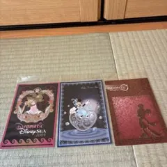 東京ディズニーシー ポストカード 3枚セット2004年、2005年