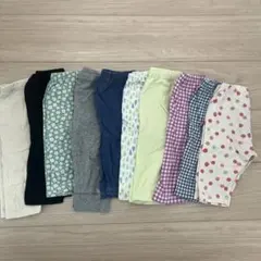 西松屋　UNIQLO 90 7部丈5部丈パンツ10枚セット