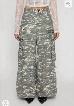 【新品未使用】ラグアジェム　WIDE FLARE CARGO パンツ　グレー LAGUA GEM | WIDE FLARE CARGO パンツ (パンツ ) |SHEL'TTER WEBSTORE