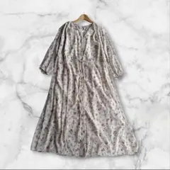 ユニクロ Joy of Print 花柄ワンピース L 未使用タグ付き シフォン