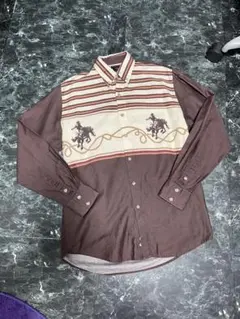 ネイティブ柄 シャツ
