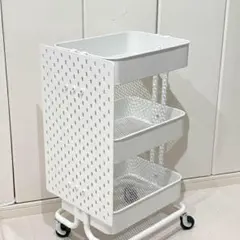 IKEA DAJLIEN(ダイリエン)収納ワゴン ホワイト - メルカリ