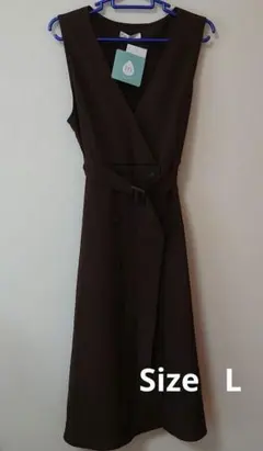 【未使用品】しまむら×michill トレンチジャンスカ L ブラウン