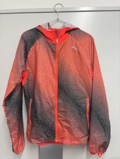 ウィンドブレーカー フード付き オレンジ　プーマ　PUMA サイズＳ