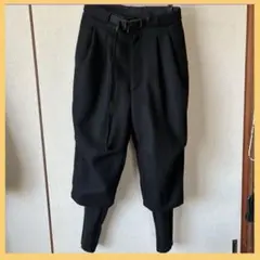 The Viridi-Anne ウールカシミア レイヤード クロップド パンツのサムネイル