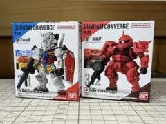 ガンダムコンバージ　#28 2点セット　白いガンダム　シャア専用ザク