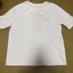VIS 刺繍 Tシャツ ピンク　半袖のサムネイル