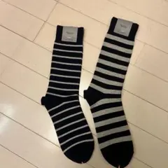 Tabio ボーダーソックス 2足セット 25-27cmのサムネイル