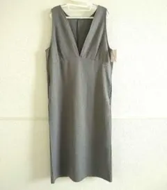 ヘリンボーン柄 Vネック ワンピース 新品未使用