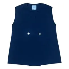 Té chichi TERRASSE ベスト ジレ ネイビー